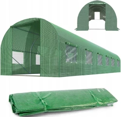 Пленка полиэтиленовая армированная для теплицы 18м² 300х600см зеленая (Польша)