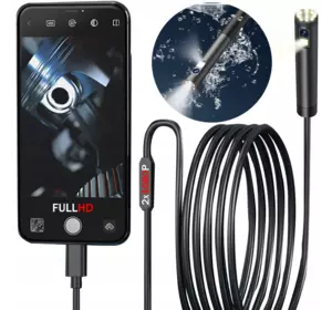 Цифровой эндоскоп 3M 7LED 2xFHD WIFI (Польша) Цифровой эндоскоп 3M 7LED 2xFHD WIFI (Польша)