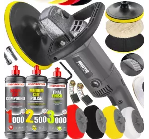 Полировочная машинка Majster Polska 2600Вт + НАБОР ГУБОК + ПОЛИРОВАЛЬНАЯ ПАСТА (Польша) Полировочная машинка Majster Polska 2600Вт + НАБОР ГУБОК + ПОЛИРОВАЛЬНАЯ ПАСТА (Польша)