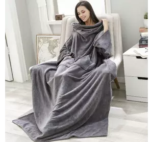 Теплое одеяло халат в стиле оверсайз XXXL (Польша)